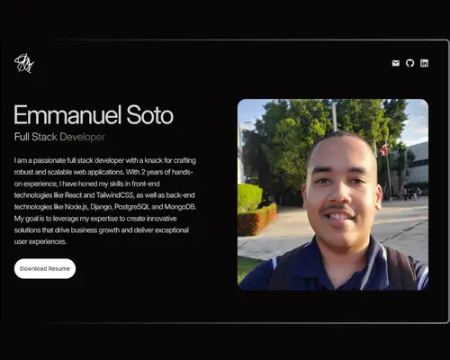 Emmanuel Soto - Full Stack Developer
